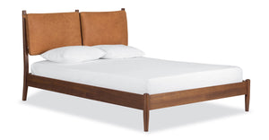 Truro Bed with Leather Cushions