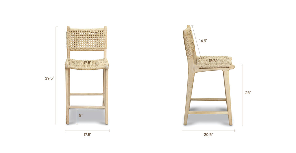 Batu Indoor / Outdoor Counter Height Stool