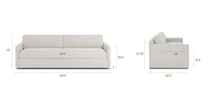Storato 100.5" Sofa with Storage