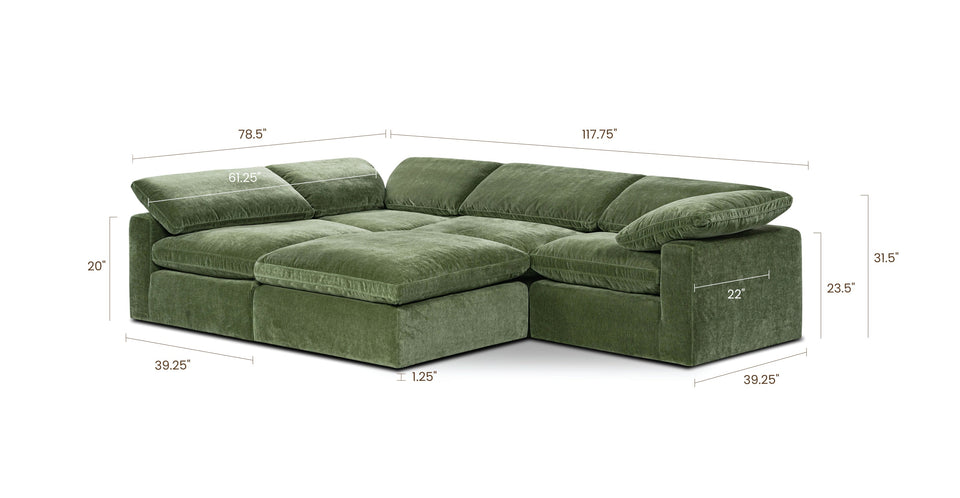 5-Seat Aspen Modular Sectional