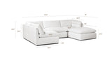 5-Seat Davos Modular U-Sectional